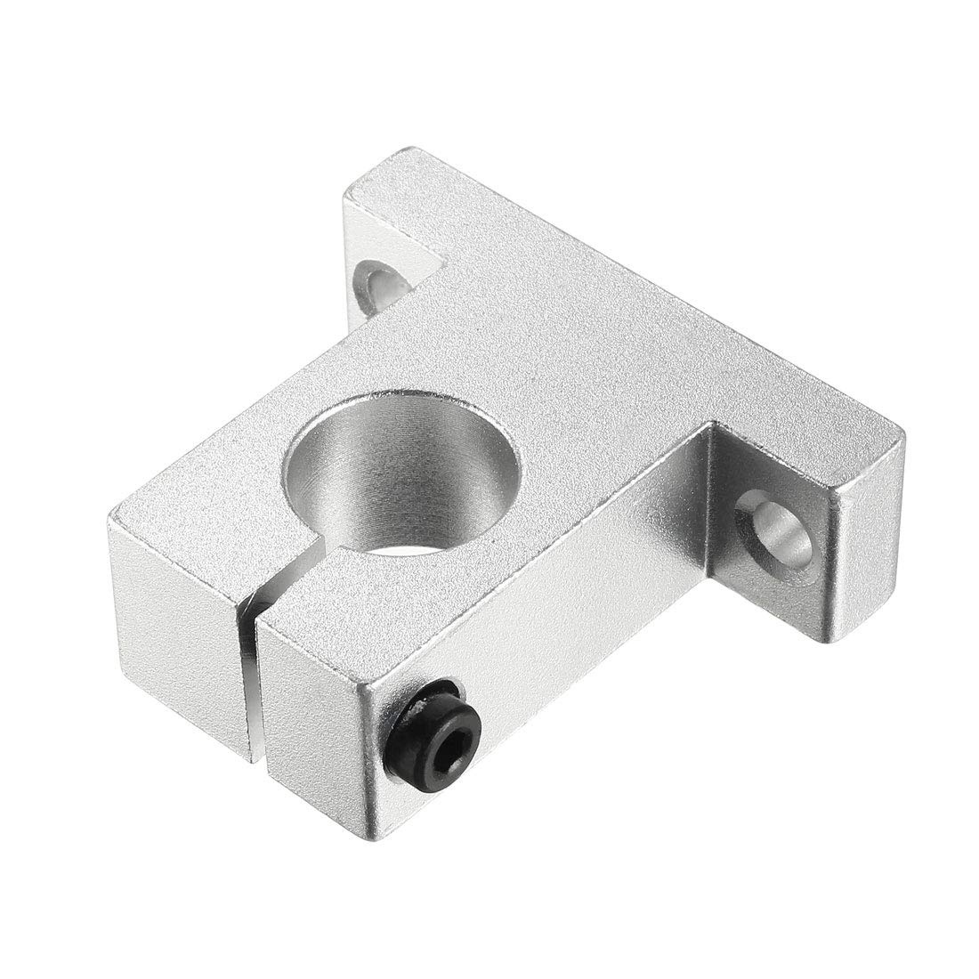 sourcing map 4Pcs SK16 Linéaire movement Rail Tige serrage fixation Guide support pour 16mm Dia arbre