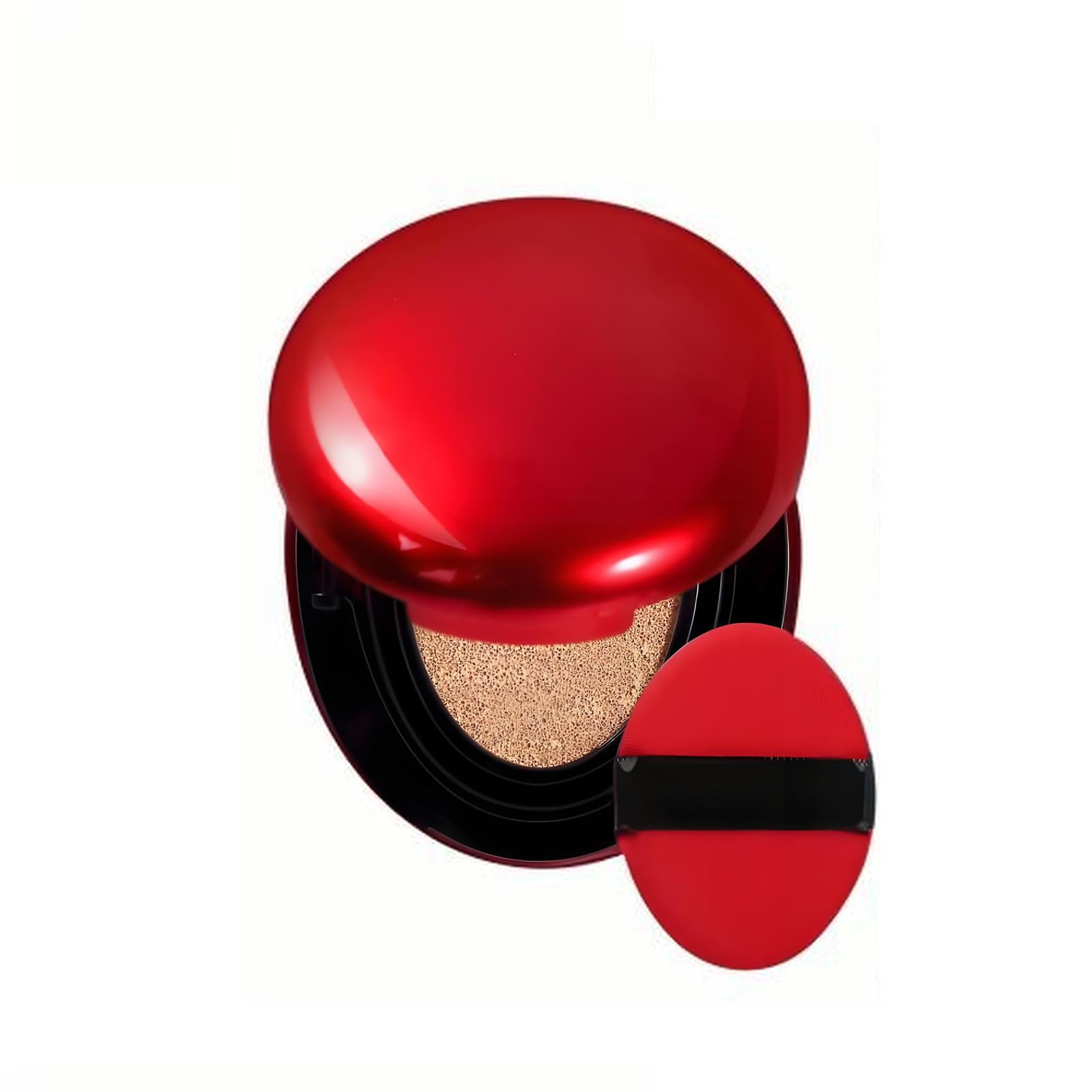 Cushion Foundation Full Coverage Long Lasting Makeup, Natural Matte Finish with Moisturizing Formula