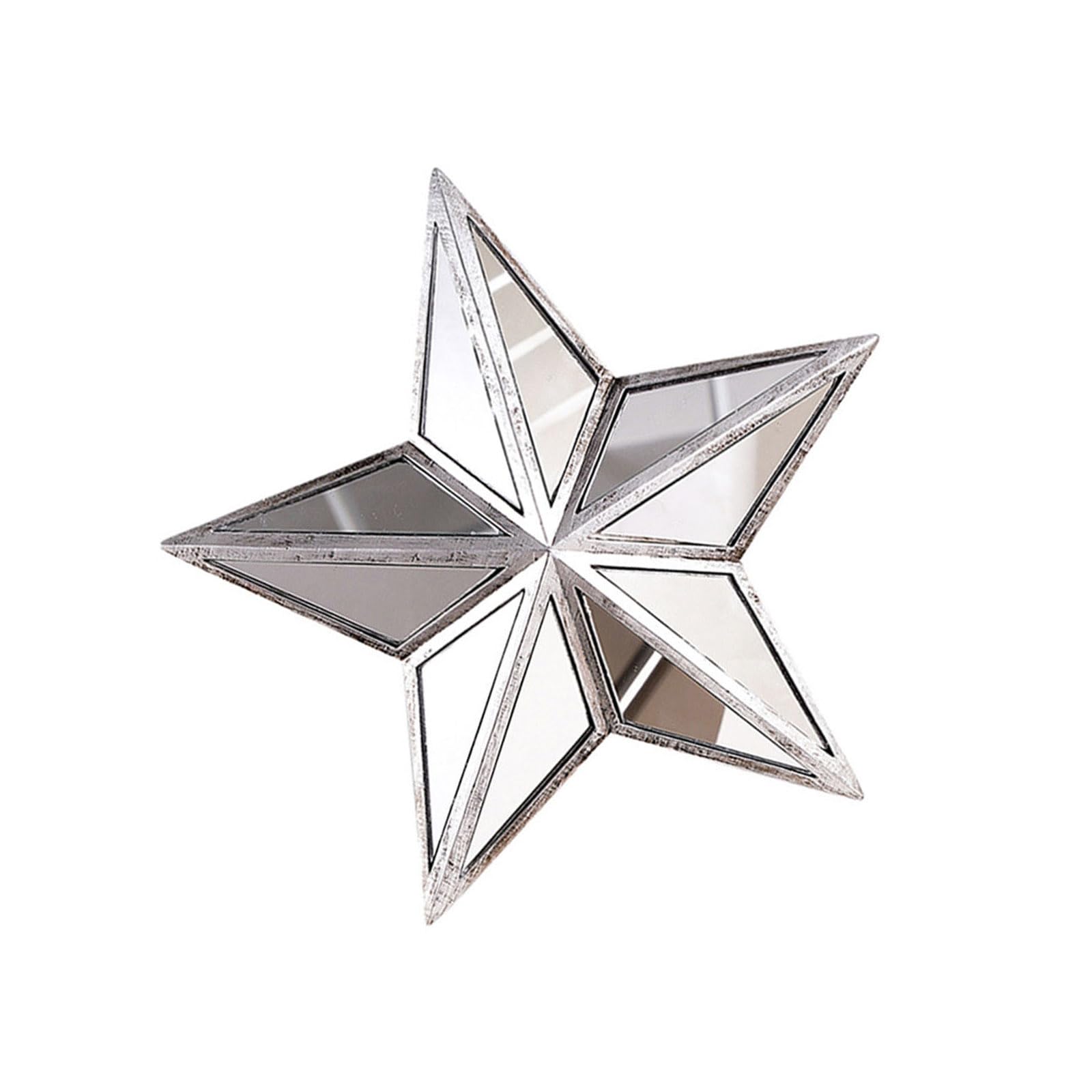 Zxfdsfdbnm Resin Pentagrams Statue Wall Mirrour Decors Decorative Mirrour Wall Decors Mounted Mirrours Decorations Home Decorations Decorative Hanging
