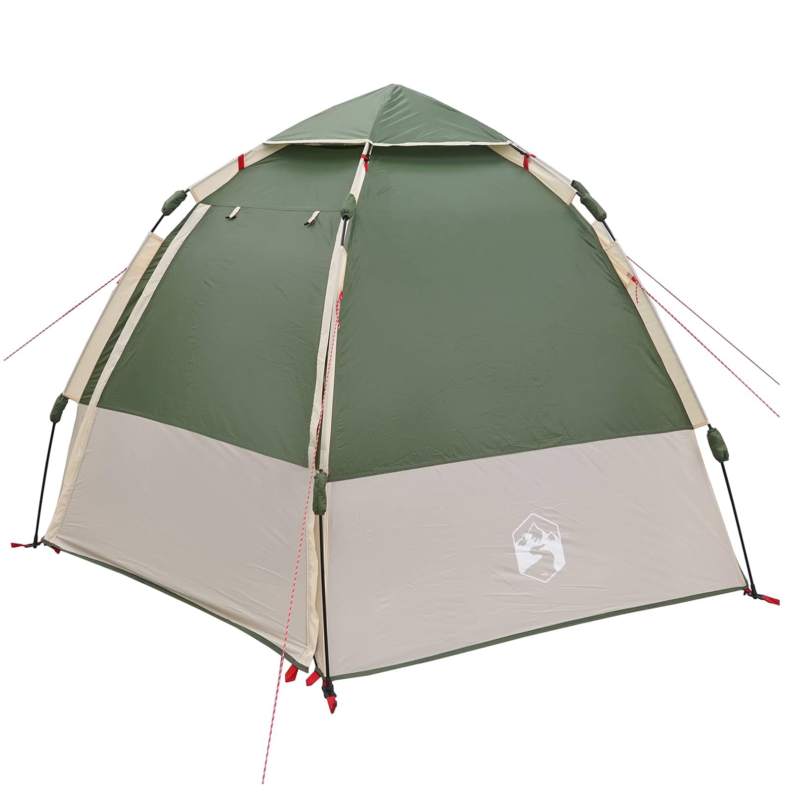 Tienda de campaña instantánea con Mosca para 4 Personas, de liberación rápida, Color Verde, para Exteriores, Ligera, fácil de Instalar, Adecuada para Picnic Familiar, Pesca, Senderismo