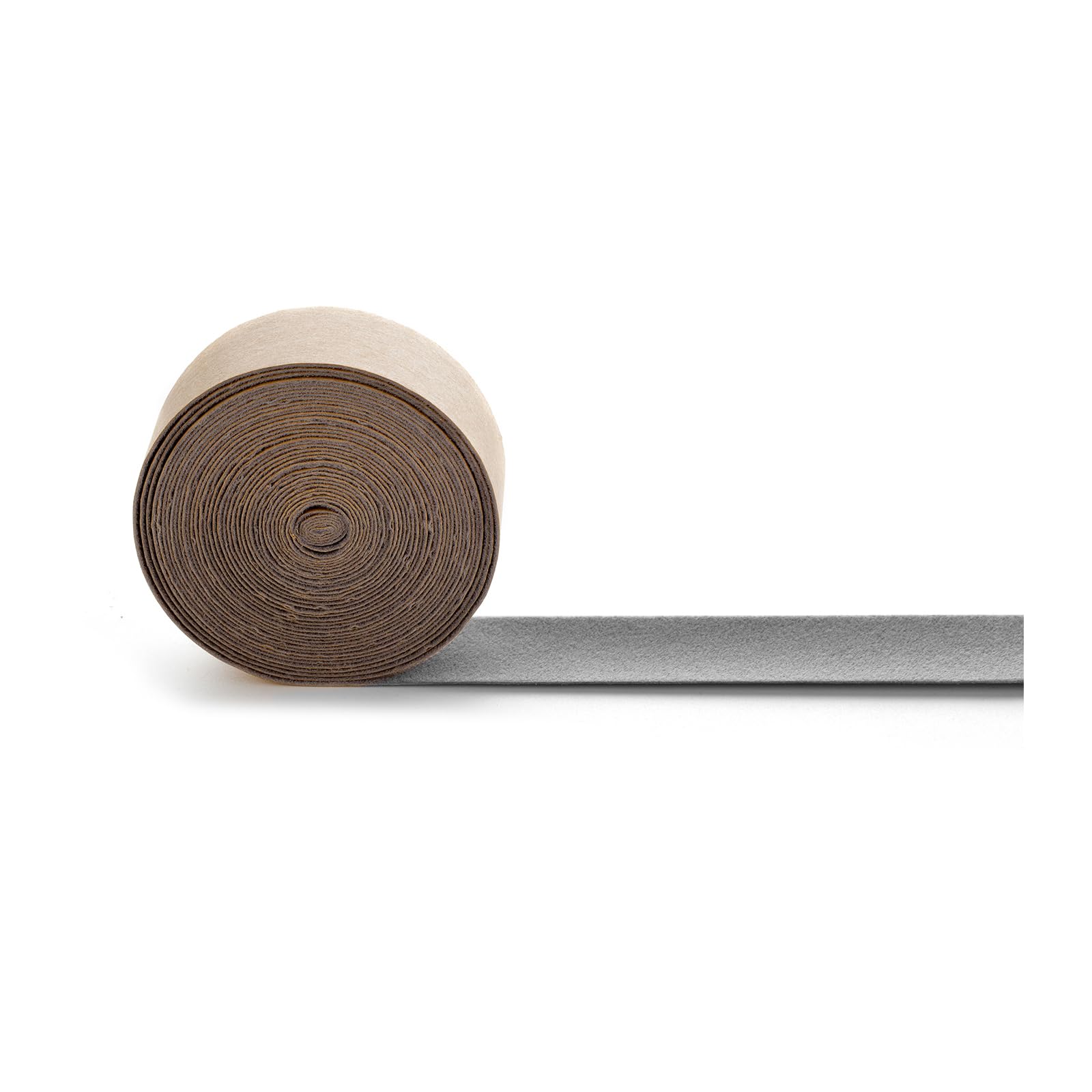 MeshesheMesheshe 1 roll x 16ft Luxurious velvet fleece felt with Self-Stick feature for DIY projects, projector screens and lights absorption, Grey