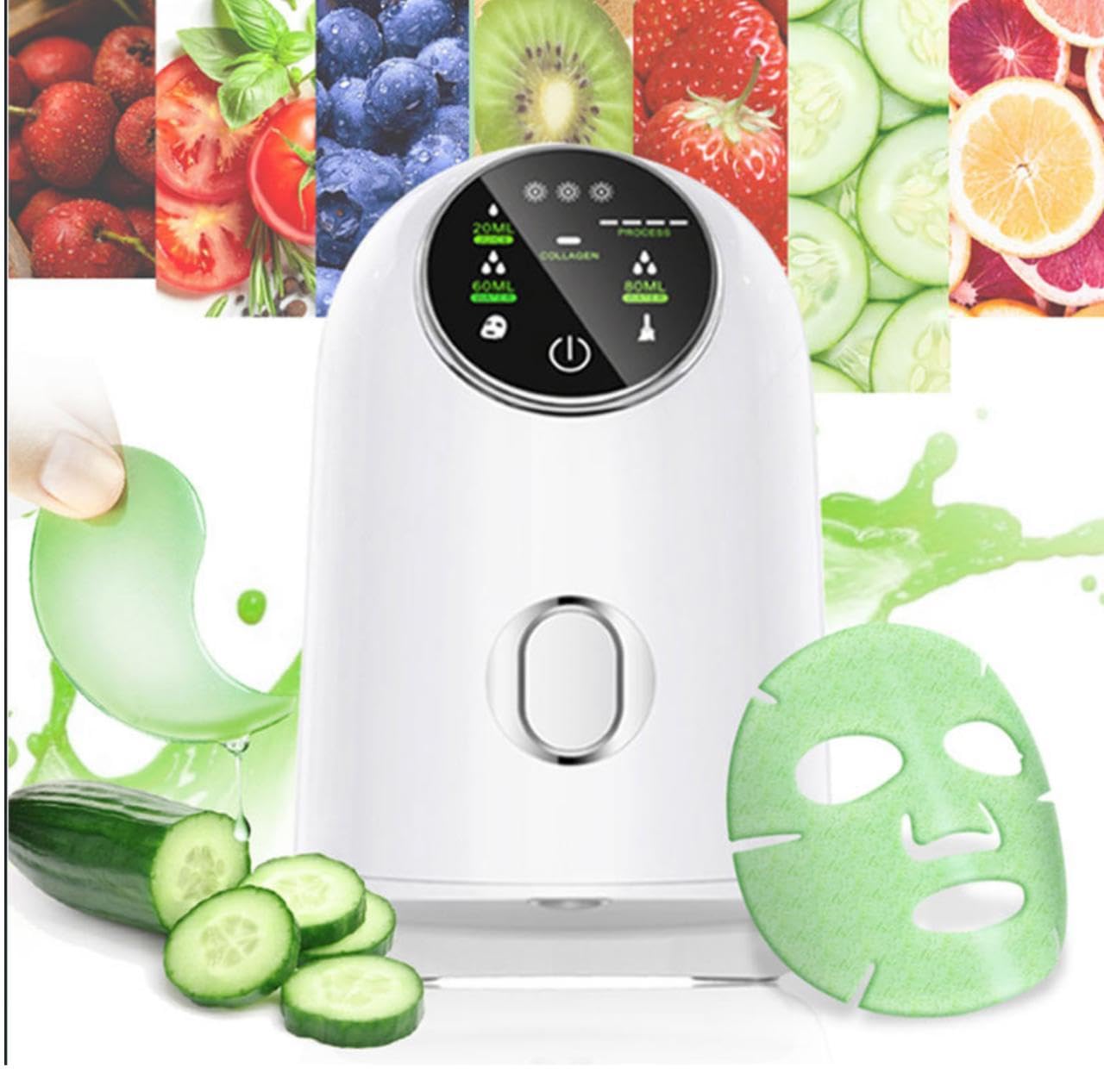 SYSVENT The Future Smart DIY Facial Mask Maker Machine | Automatic Fruit & Vegetable Face Mask Machine | Natural Skin Care Beauty Device for All Skin Types 3