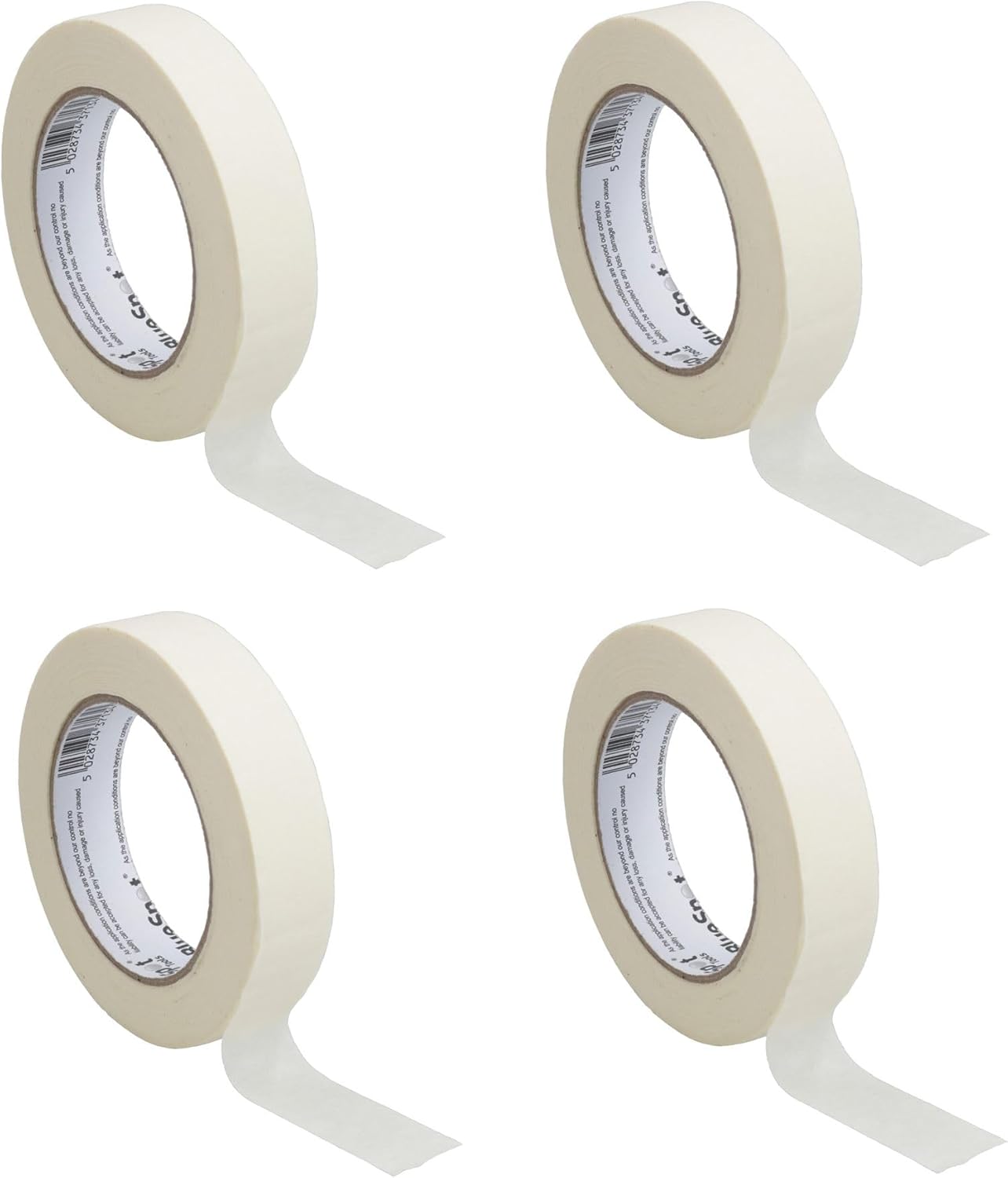 Masking Decorating Decorator Tape Indoor Outdoor Use Painting 24mm x 50m 4pc