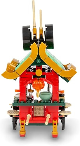 Miniatura 7 de Exclusiva barra de carrito de sushi Mini City  Modelo de diseño personalizado  Compatible con Lego y otras marcas importantes de bloques de