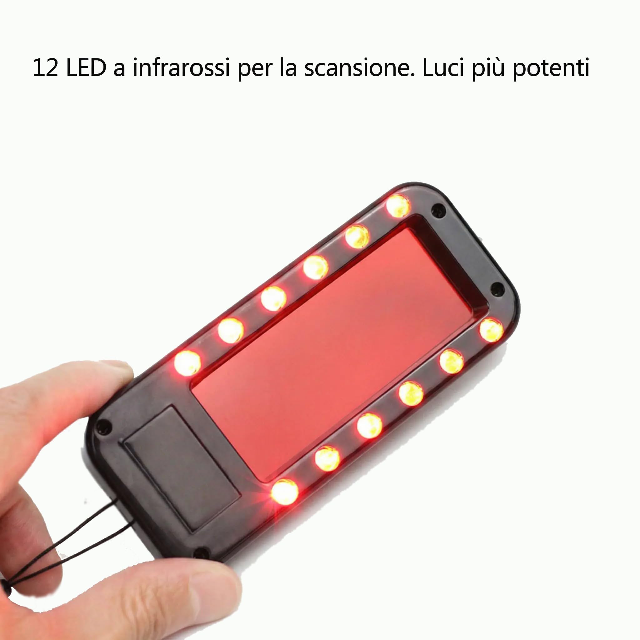 Rilevatore Telecamere Nascoste NUOVA GENERAZIONE, Laser a Infrarossi e Filtro Polarizzato - Scansione 2-in-1 per Micro Spy, WiFi, Pinhole - Batteria Ricaricabile - Tascabile e Facile da Usare