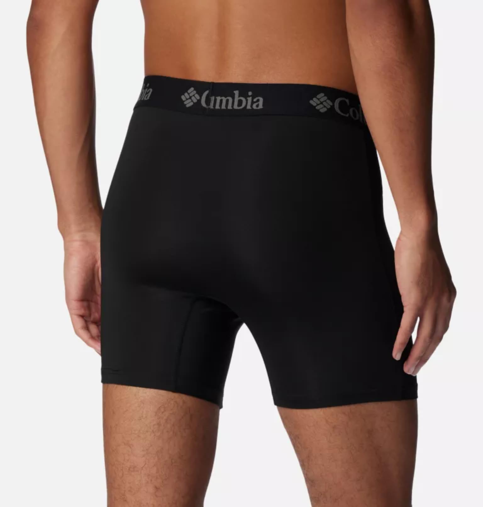 Columbia - Calzoncillos tipo bóxer elásticos de poliéster estampado para hombre, 3 pares