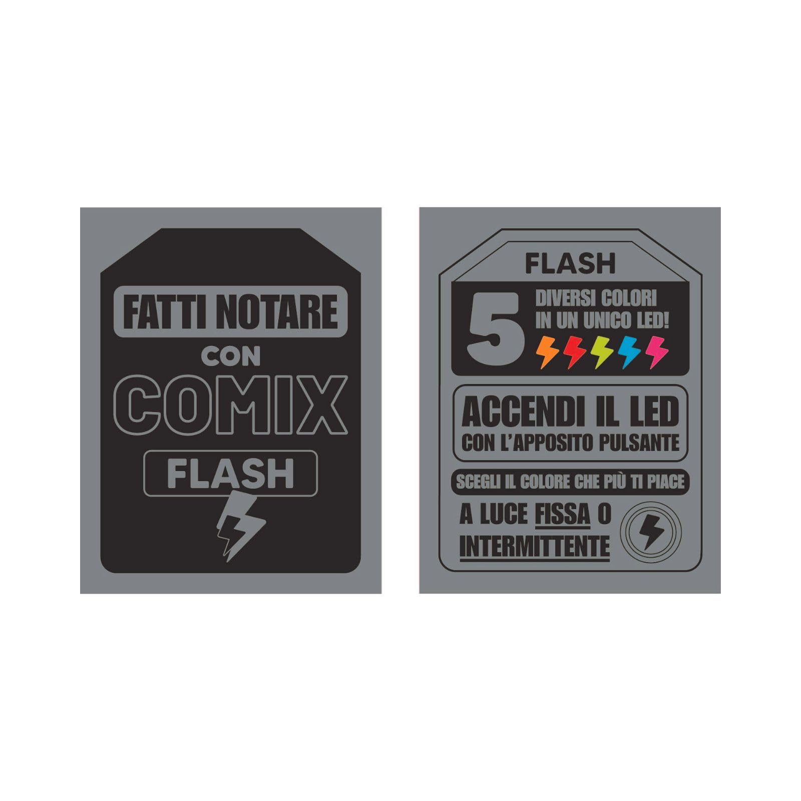 COMIX FLASH - Zaino Organizzato Scuola Media, Superiore e Elementare con 2 Ampi Spazi Centrali e Spallacci Regolabili, Vano Frontale a Zip e Tasche Laterali, Nero/Giallo - 32x43Hx23, 31 L