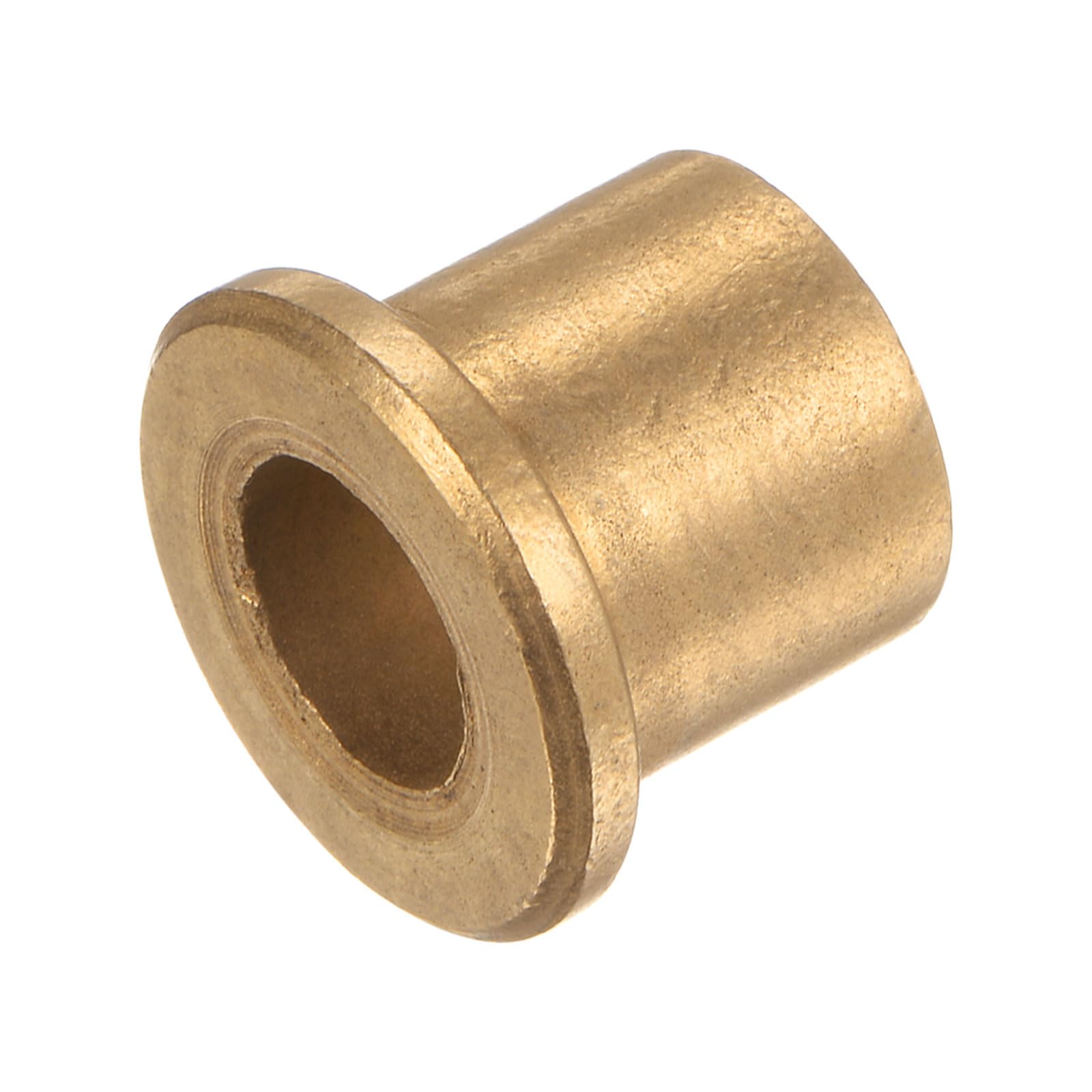 Douille à Bride Autolubrifiante En Bronze - Alésage 12mm, Diamètre Extérieur 18mm, Bride 25mm - Pour Équipements Industriels, Machines-Outils