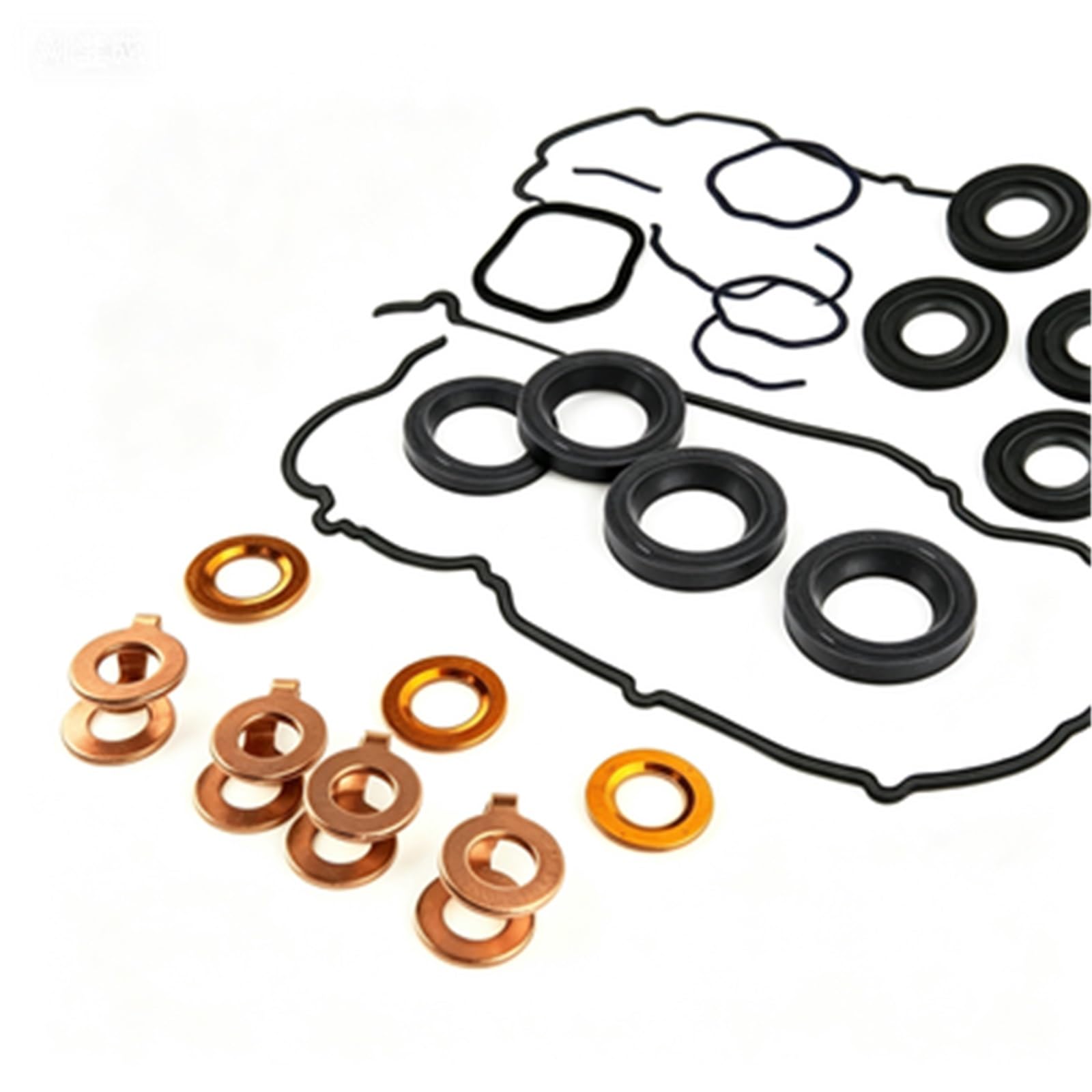 Valvola Rocker Coperchio Guarnizione Rondelle Iniettore Kit Tenuta Per Mitsubishi Per Triton 4D56 ML MN 2.5L Guarnizione sfiato(Color6)