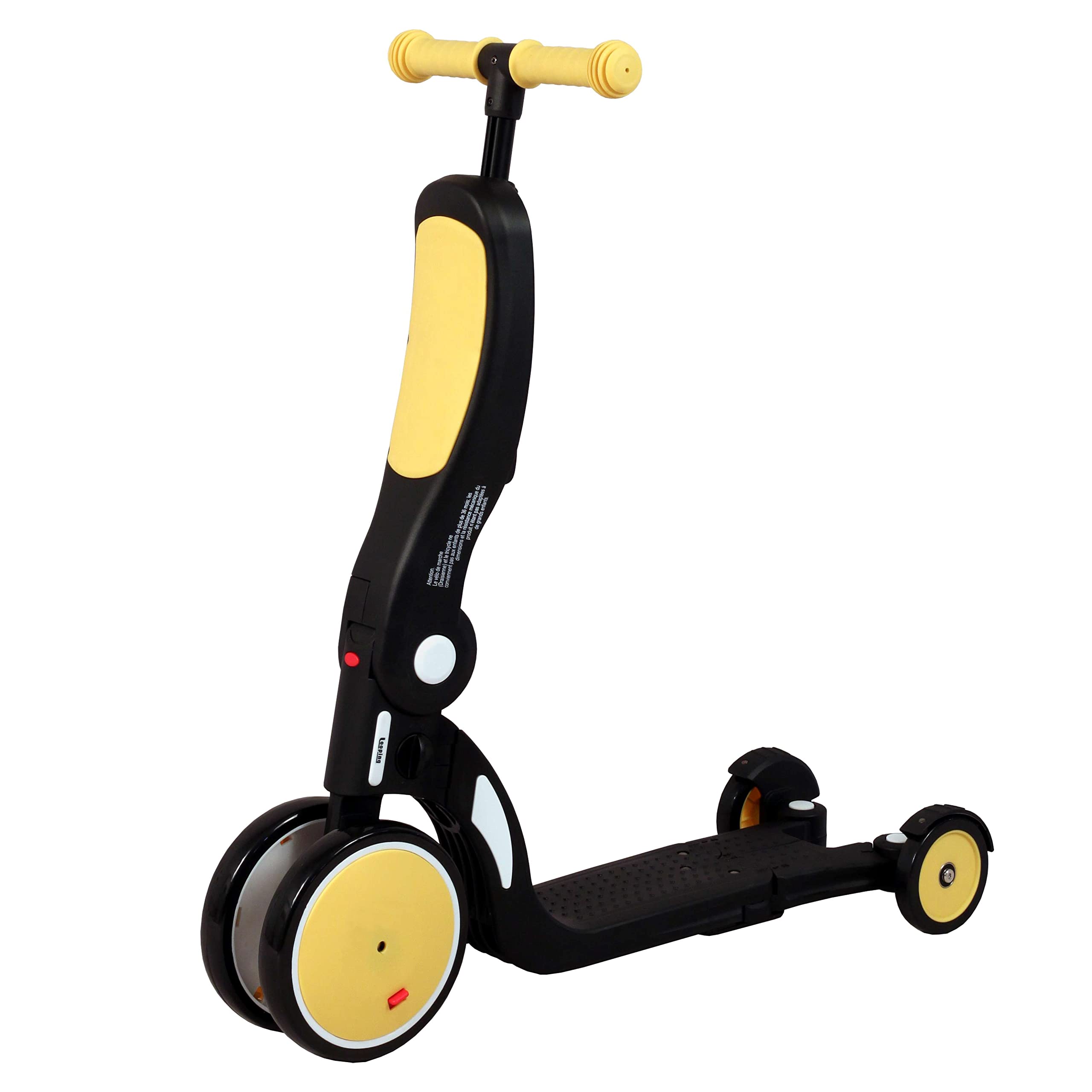 Looping SCOOTIZZ | Draisienne Évolutive 5en1 avec Barre de Direction | Tricycle Bébé | Vélo sans Pédales | Trottinette 3 Roues & 2 Roues | Pédales Amovibles | Dès 12 Mois Jusqu’à 6 Ans | 50kg Max
