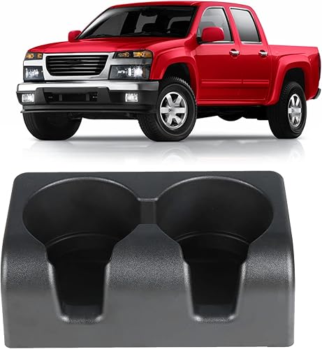 munirater Asiento de banco titular de la taza Inserto Bebida Negro Reemplazo para 2004-2012 Colorado Canyon 19256630