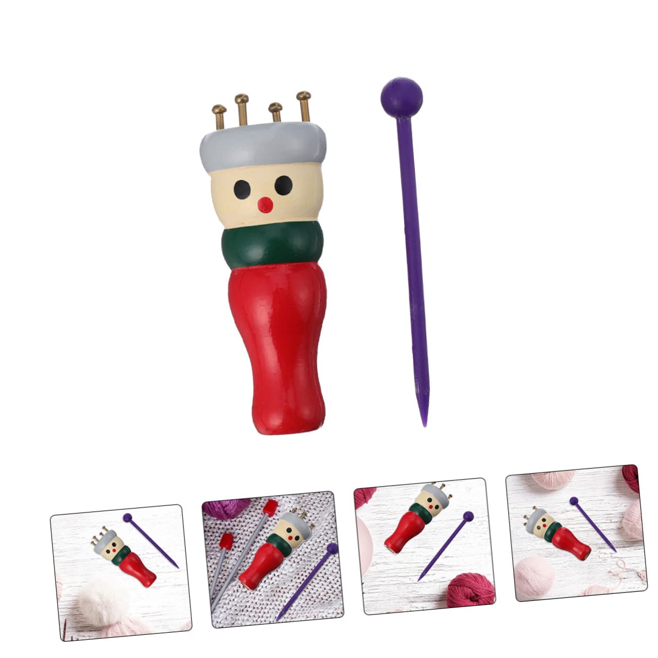 CIMAXIC 2 Pack DIY Craft Braider Knitting Loom Sets Accessories for Boys and Girls Random