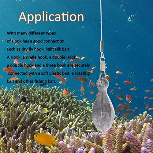 Croch Fishing Sinkers Kits Bank Sinker Weights For Saltwater Freshwater Fishing Gear Tackle 5Oz 4Oz 3Oz 2Oz 1Oz 3/4Oz 1/2Oz #TOP5