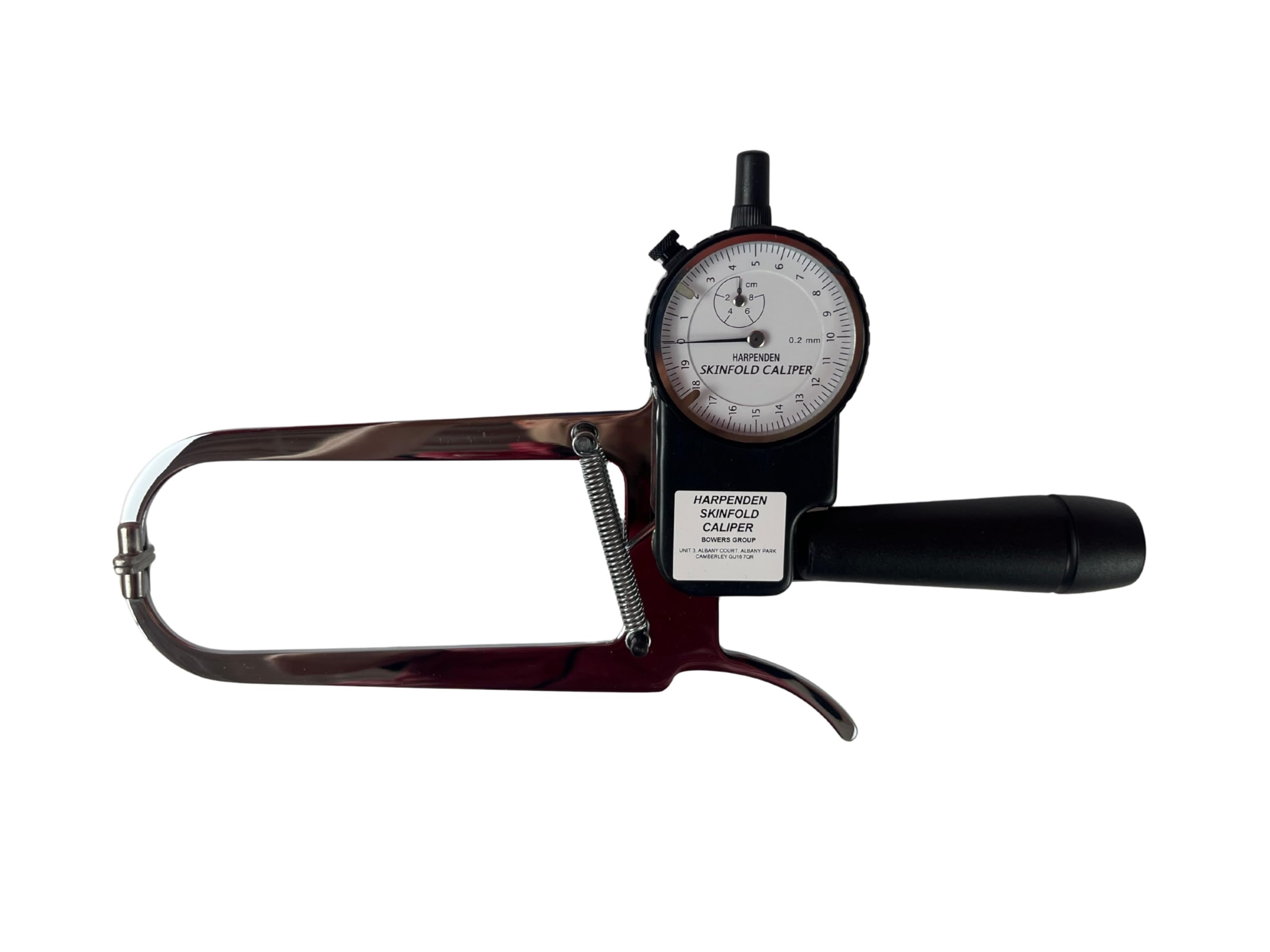 Plicometro - Adipometro Skinfold Caliper C-136 Pinza per Misuratore di Grasso Corporeo con Perno di Calibrazione
