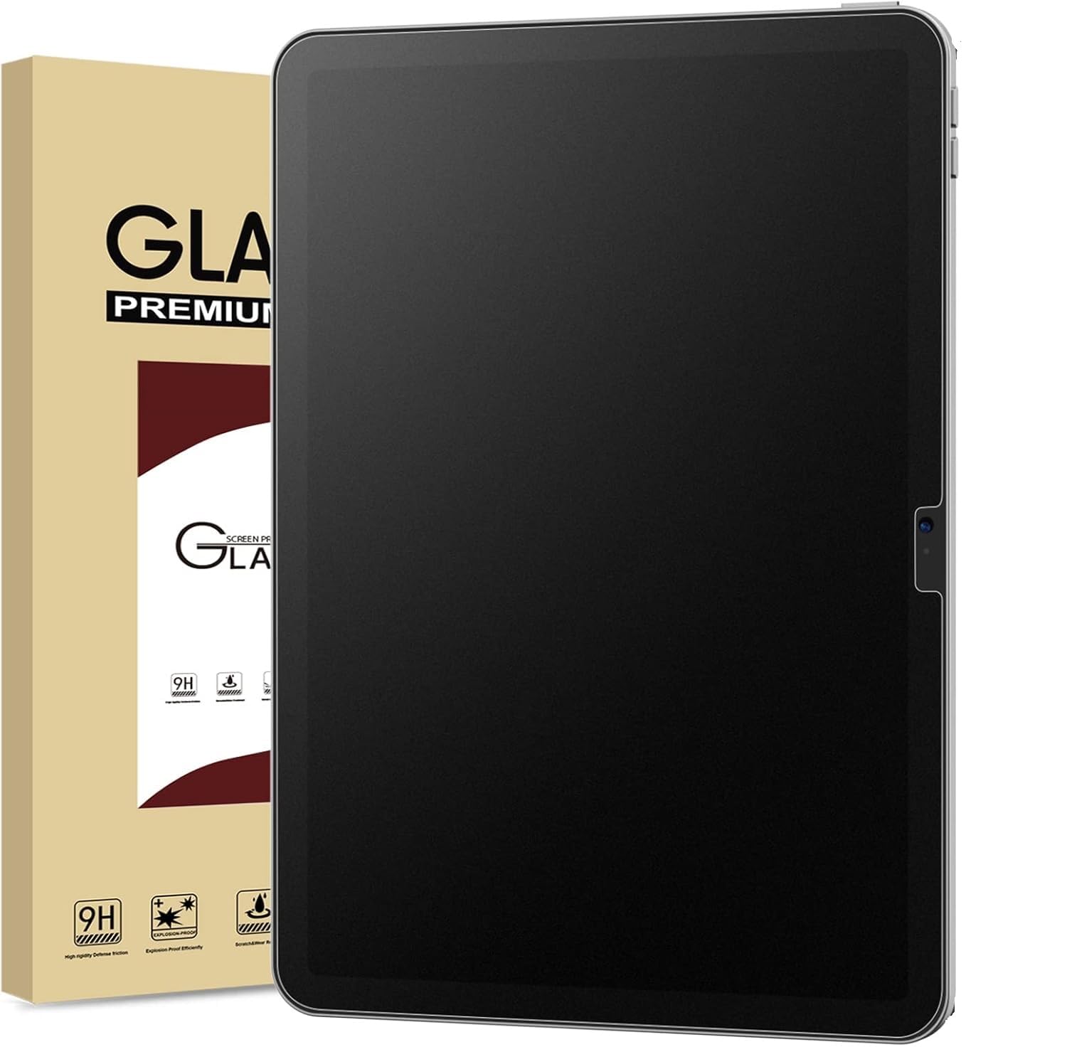 techshield® matte glass screen protector for ipad 11" a16 2025/ ipad 10,9" 2022 11/10. generation, anti glare tempered glass