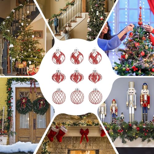 Boules de Noël transparentes réutilisables pour grands sapins et fêtes - 5