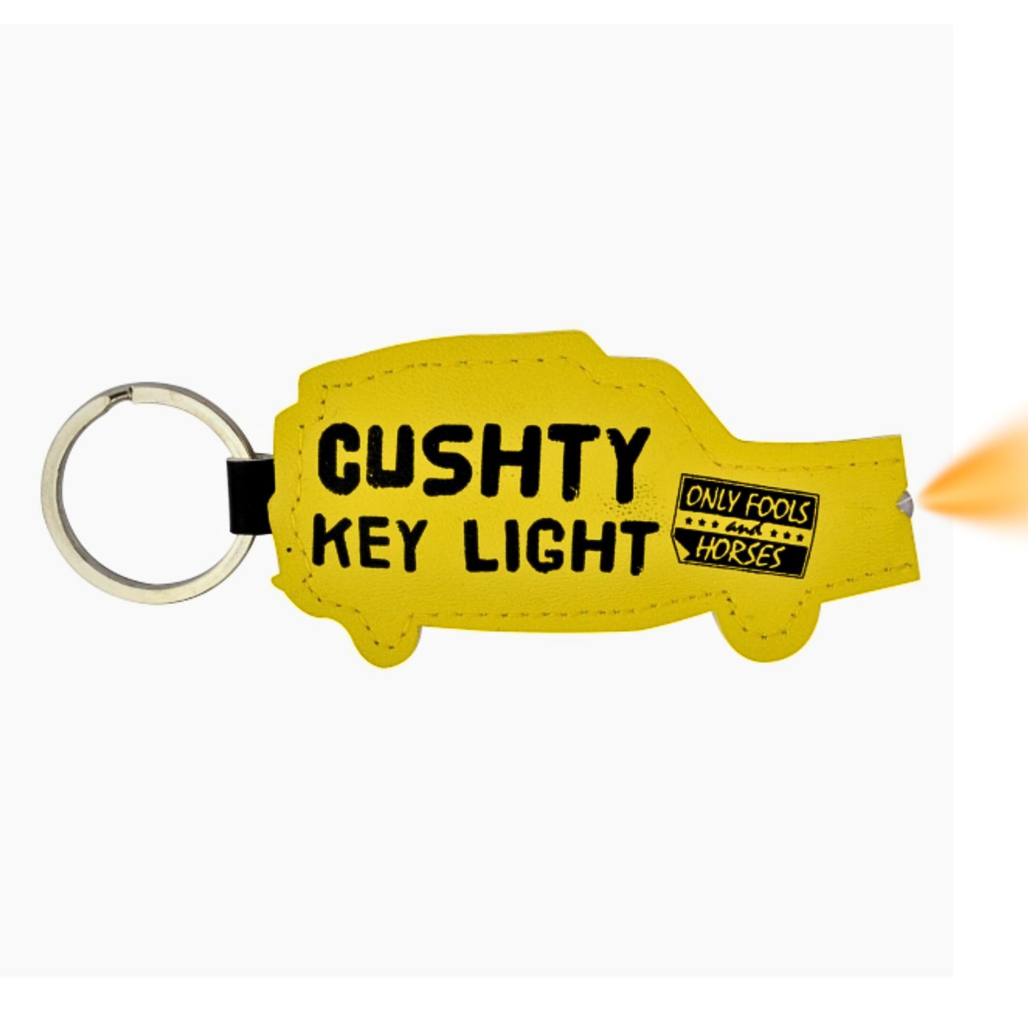 HOX Only Fools And Horses Del Boy's Van LED Keychain Keyring Torch Light, Yellow