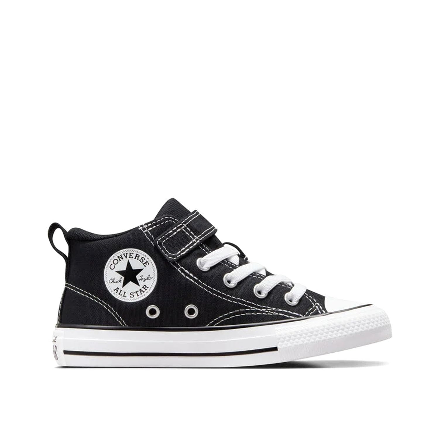 Converse  Kids Black Kids' Canvas High-Top Trainers in Size 5.5, Sports Direct