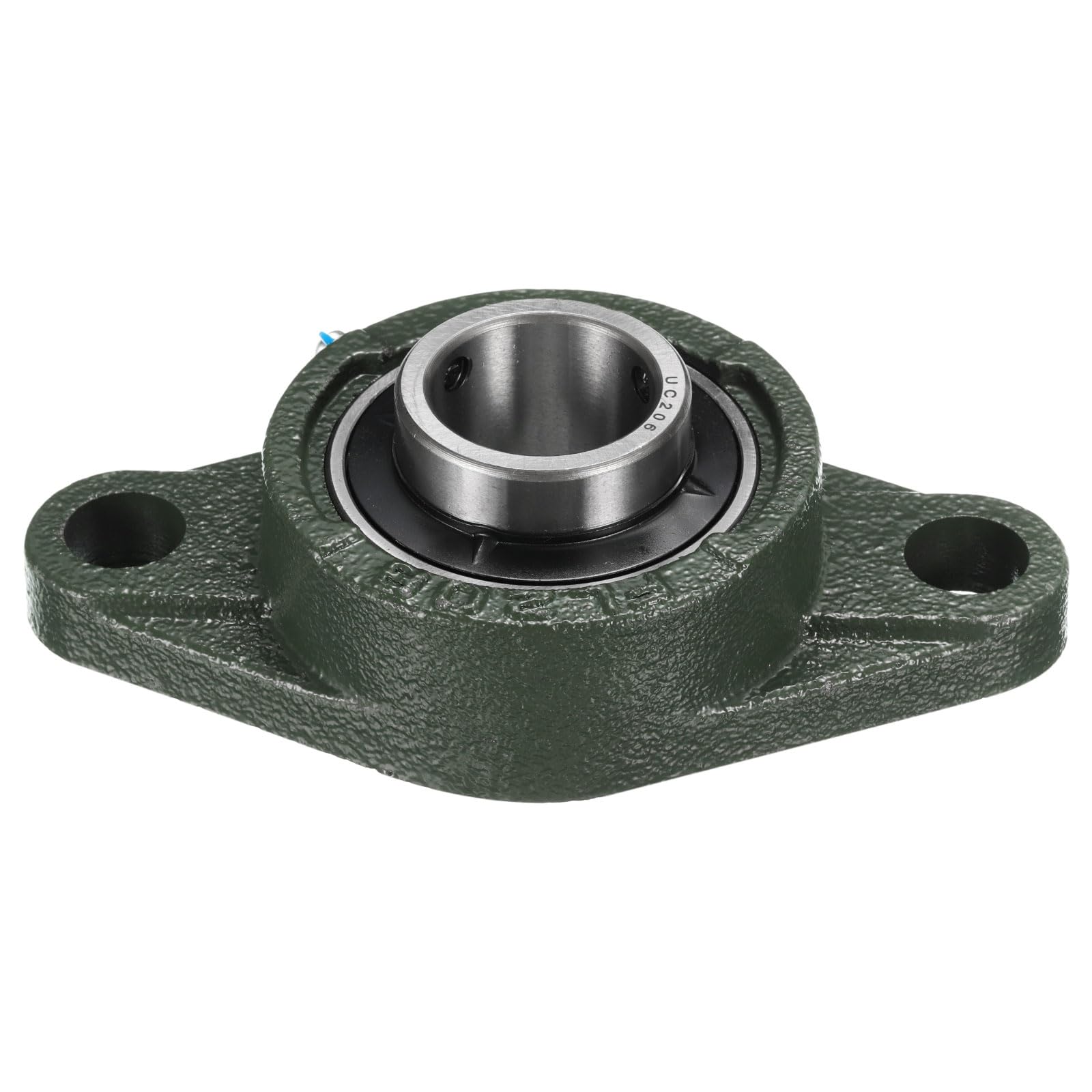 2 Stück UCFL206 Flanschlager 30 mm Bohrung Chromstahl-Lager montiert