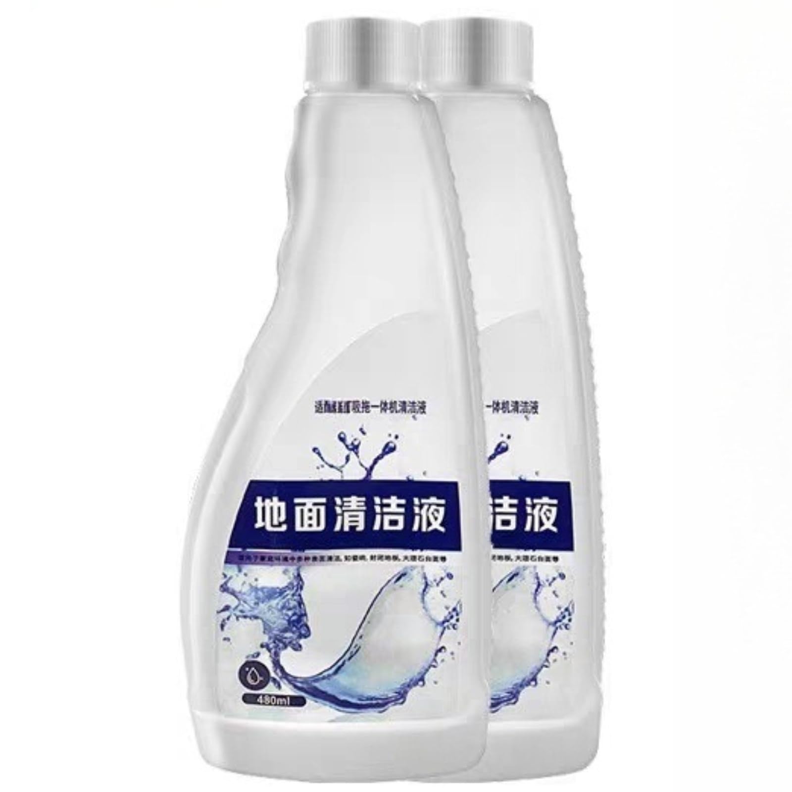 Liquido per la pulizia dei pavimenti della spazzatrice, 480ML / 16.23 FL,OZ 。 Compatibile per Tineco Floor One S3/S5。 Soluzione Detergente Pavimenti Fluido Liquido(2pack)