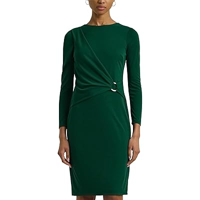 Lauren Ralph Lauren Jersey Three Quarter Sleeve Dress Women