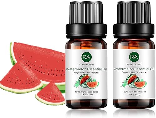 RAINBOW ABBY 2 botellas de aceite esencial de manzana, puro, sin diluir, aceites de calidad terapéutica