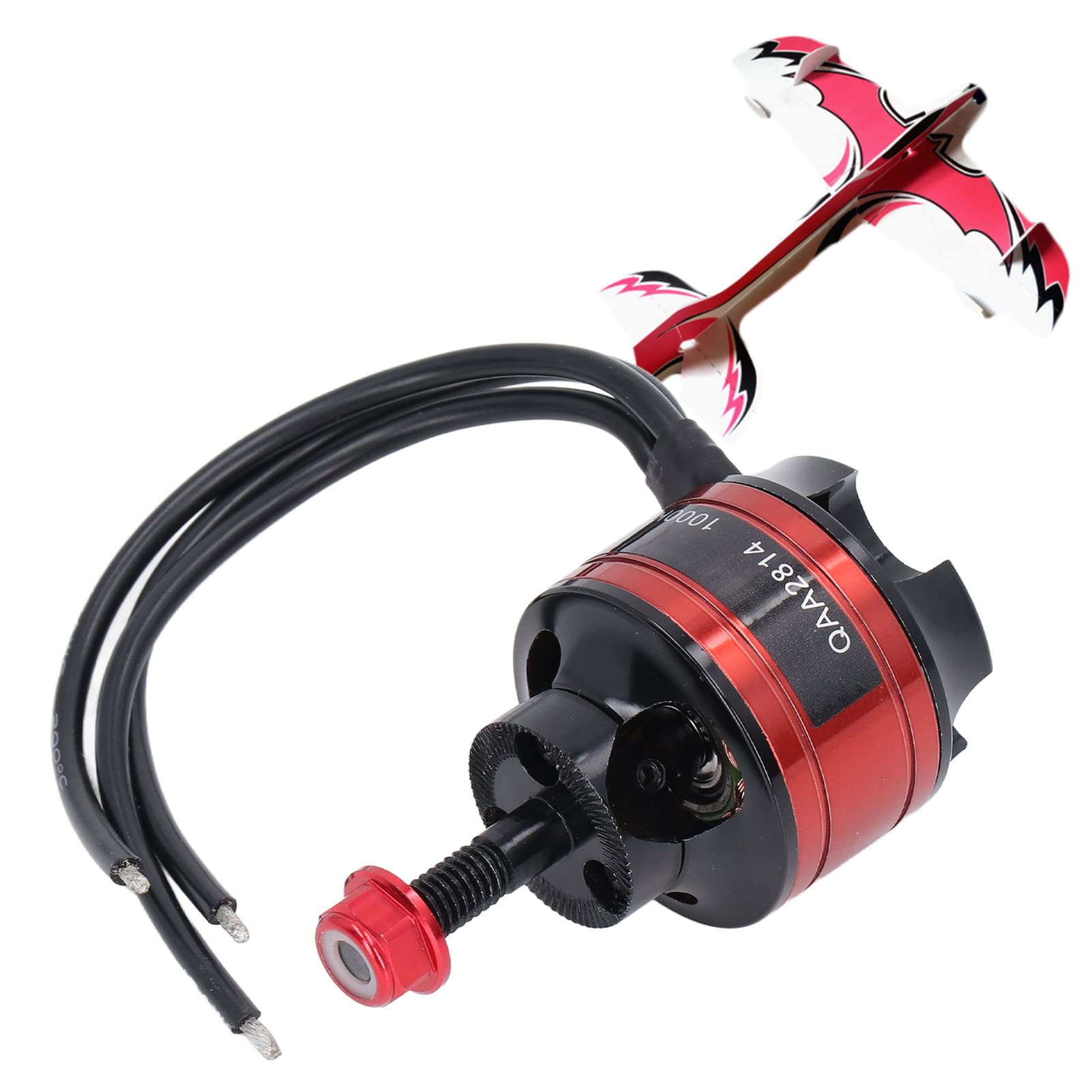 QAA2814 1000KV RC bezszczotkowy silnik 6S silnik samolotowy 14-biegunowy do modelu samolotu drona ze stałym skrzydłem (przeciwnie do ruchu wskazówek zegara)