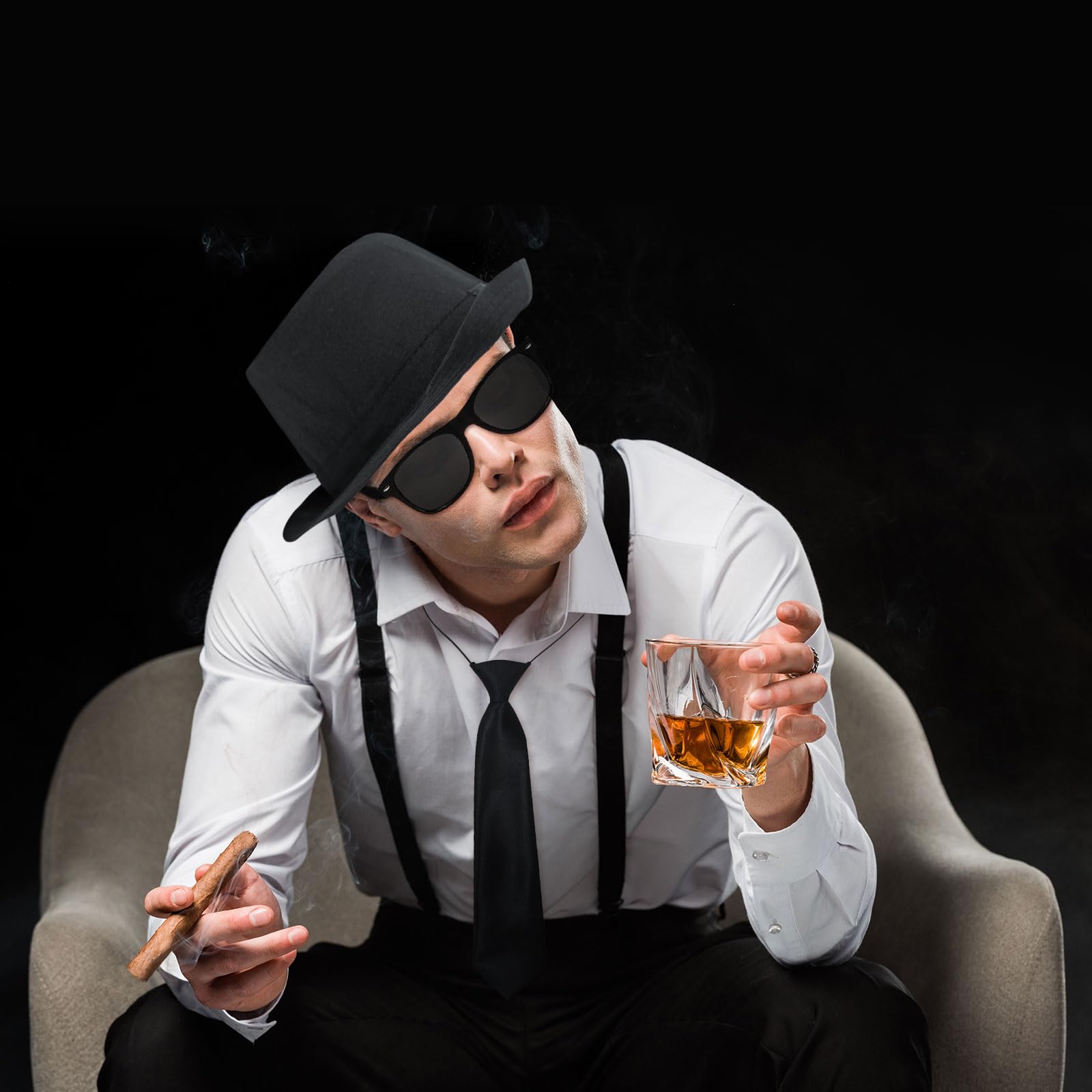 UILYNIU Pieces Adults 1920S Gangster Costume 80s 90s Men Costume