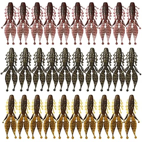 Dovesun 9cm Crawfish Soft Fishing Lures Cover