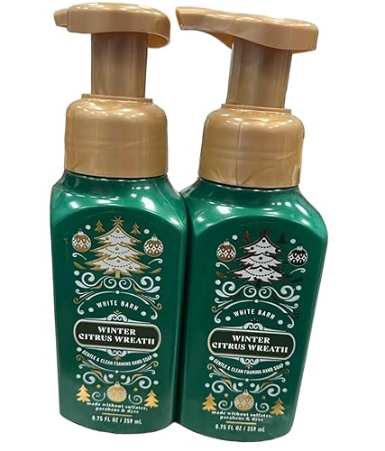 Bath and Body Works - Jabón de manos espumoso (corona de cítricos de invierno, 2 unidades)