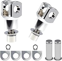 Vista 1 de kit de hardware de montaje de estriberas para motocicleta, soportes de montaje de reposapiés para Softail FXST Low Rider Sport Glide Dyna FXR FX