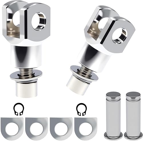 Juego de pinzas para pie de motocicleta para softail FXST Low Rider Sport Glide Dyna FXR FXR FX (cromado)