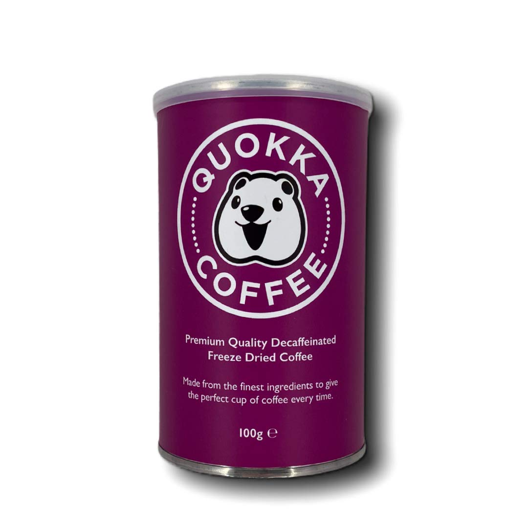Buy Quokka Coffee Instant Decaffeinated Coffee 100g Tin (1). Freeze