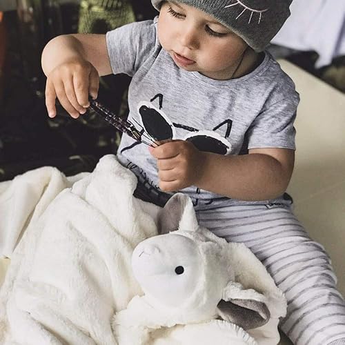 Miniatura 5 de Teddy Bear Lovey - Manta de seguridad unisex suave para bebé, regalo para recién nacido, 30 pulgadas