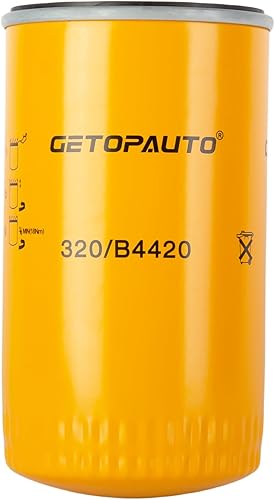GETOPAUTO 32004133 320B4420 Filtro de aceite compatible con JCB 3C 3CX 3D 3DX 4C 4CN 4CX 1110 1400B 1550B 1600B 1700B 214 215 216 217 411 412 444 4 GETOPAUTO 32004133 320B4420 Filtro de aceite compatible con JCB 3C 3CX 3D 3DX 4C 4CN 4CX 1110 1400B 1550B 1600B 1700B 214 215 216 217 411 412 444 4