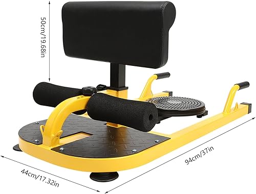 Miniatura 7 de Máquina de sentadillas y glúteos 2 en 1, juego de ejercicios para sentarse en forma de U, entrenamiento de sentadillas profundas y equipo de
