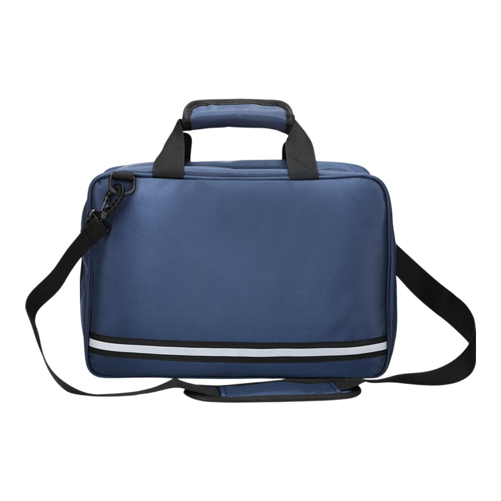Borsa di primo soccorso vuota di primo soccorso borsa a tracolla organizer First Responder borsa per ufficio esterno (blu)