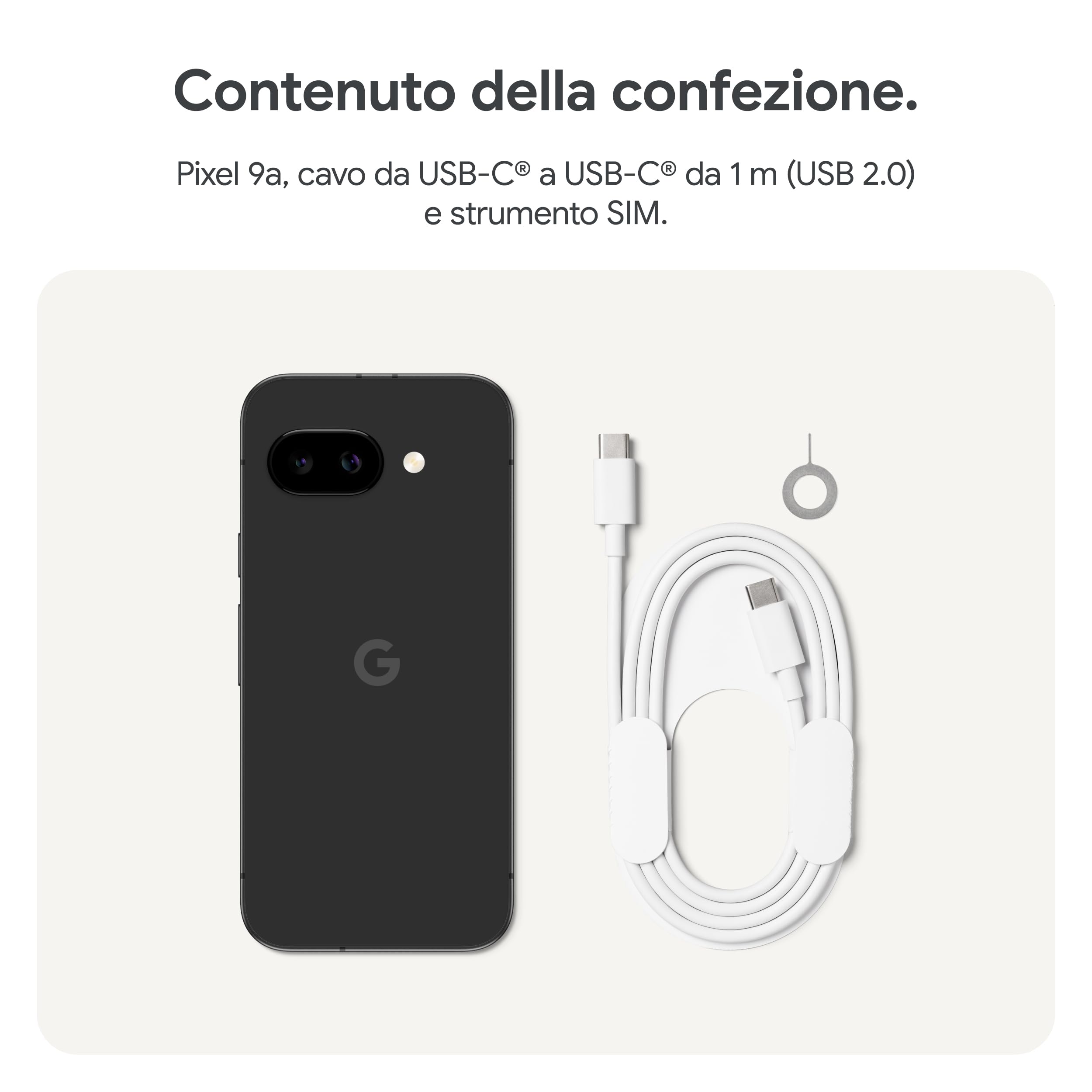 Google Pixel 9a – Smartphone Android sbloccato con fotocamera AI, batteria che dura tutto il giorno e funzioni di sicurezza avanzate – nero ossidiana, 128GB
