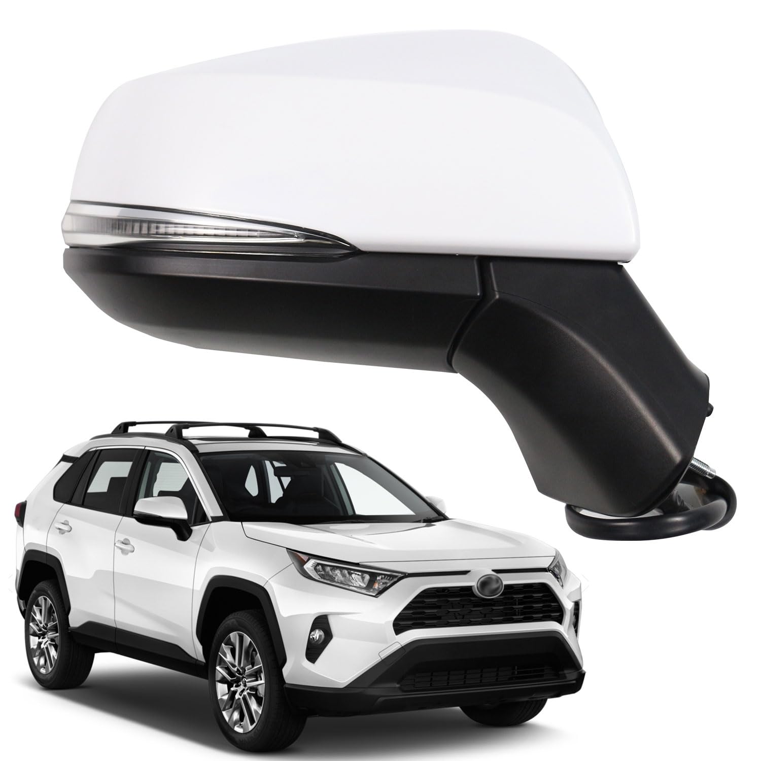 Amazon | Liizoo サイドミラー RAV4 2022 2023 車用 ドアミラー トヨタ 