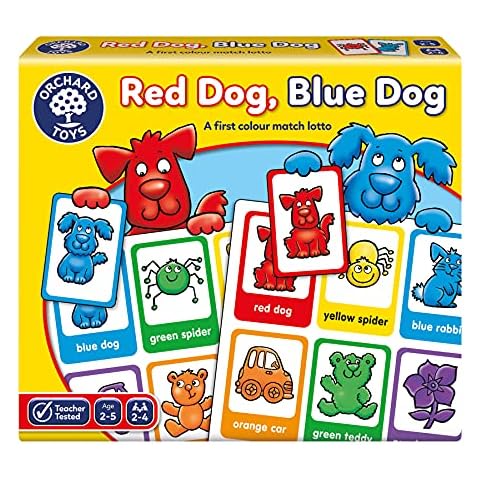 Orchard Toys Red Dog Blue Dog Lotto Game for Children Cover