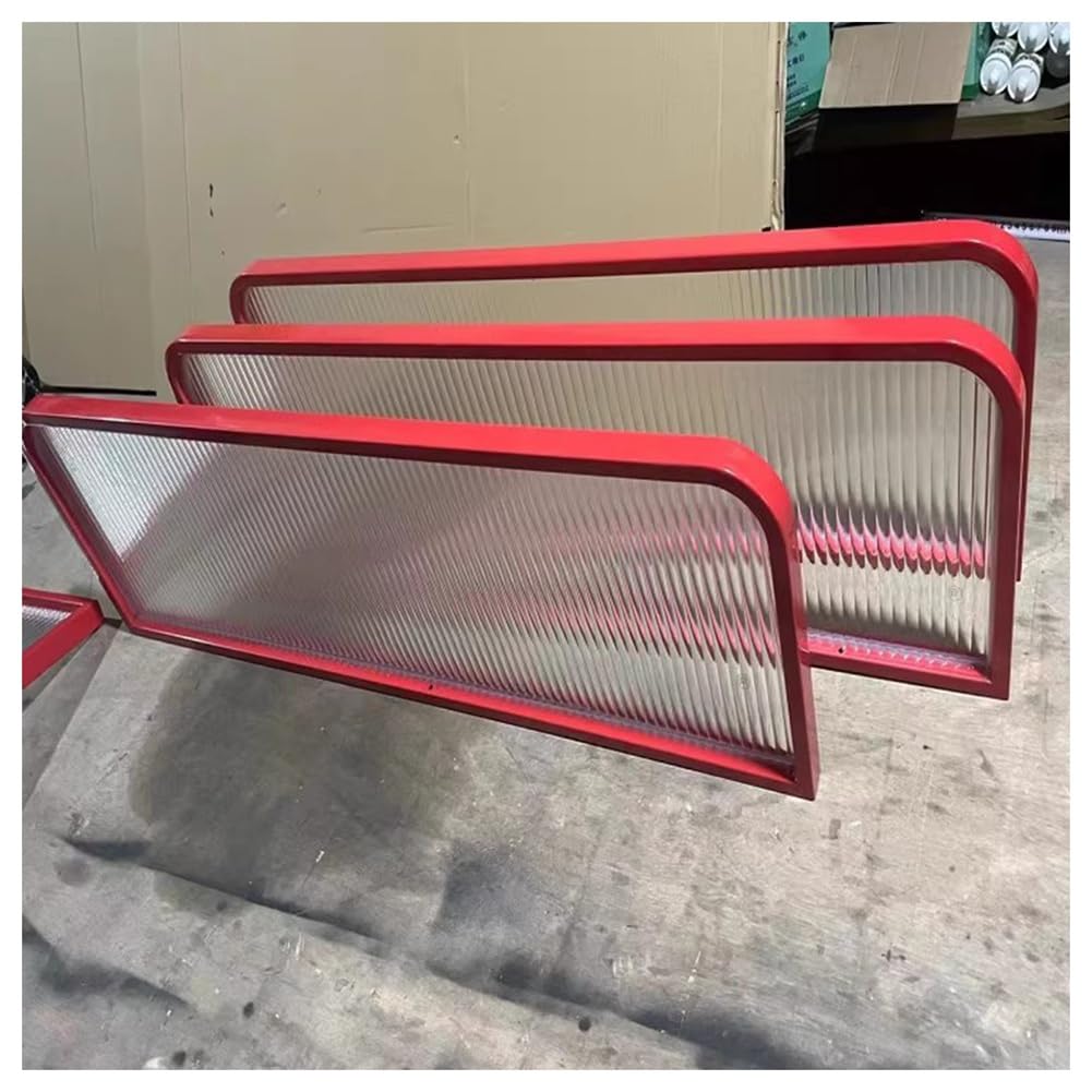 GJZQDKX Panel Desk Divider Semi-Transparent Office Partition Board for Workstations Restaurants & Hotels - 1.5m x 30cm Partition Solution
