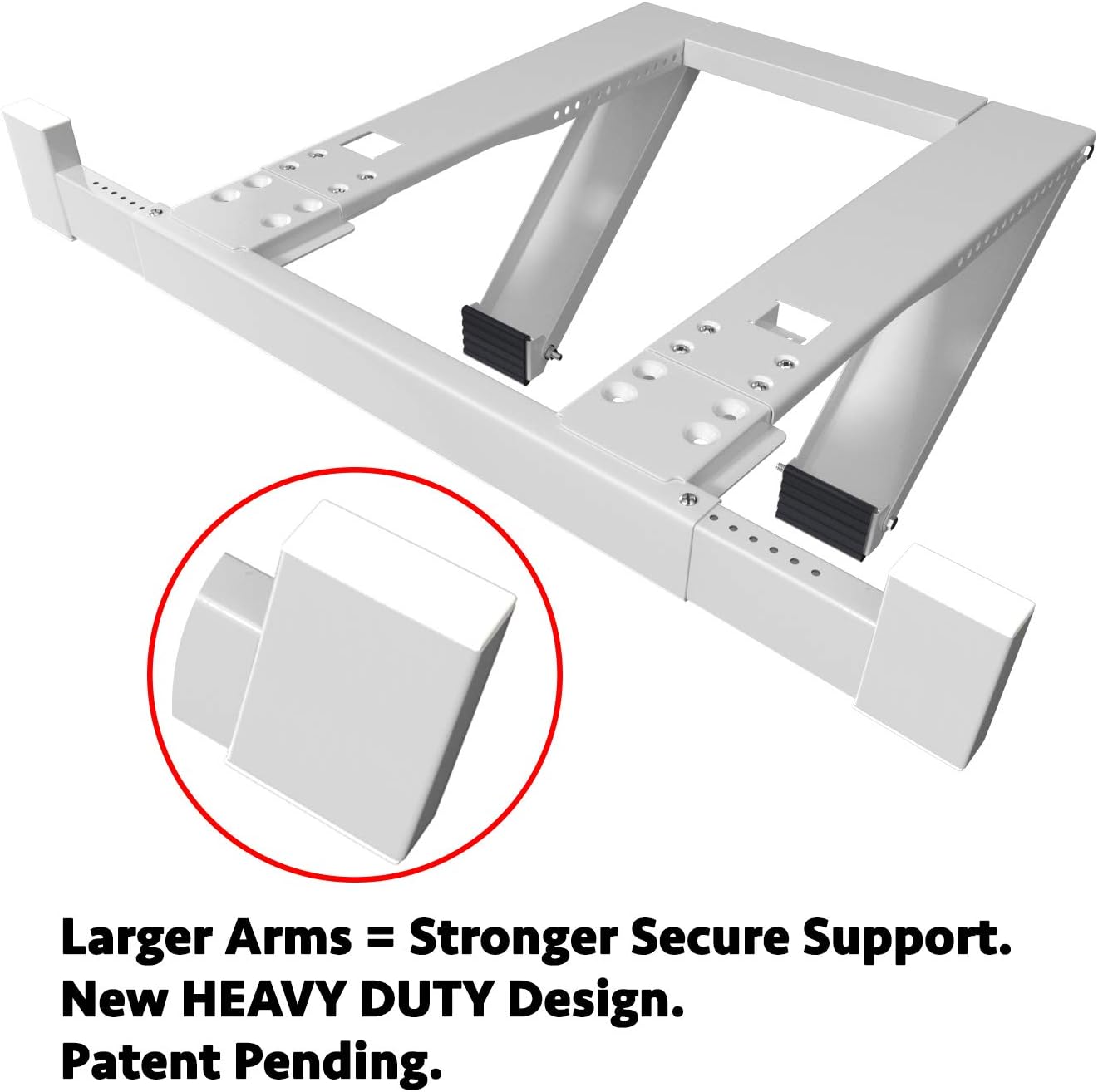 ALPINE HARDWARE Drill-Less Window Air Conditioner Bracket - Window AC Support - Supports Air Conditioners Well Over 200 lbs. : Home & Kitchen