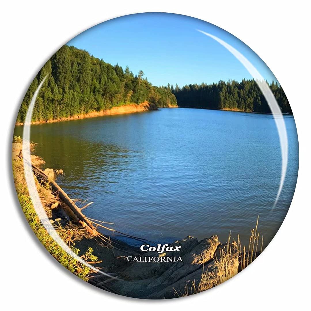 Magnete Da Frigorifero California Colfax: Souvenir In Legno Fatto A Mano, Decorazione Creativa Per Viaggi E Casa, Regalo Originale