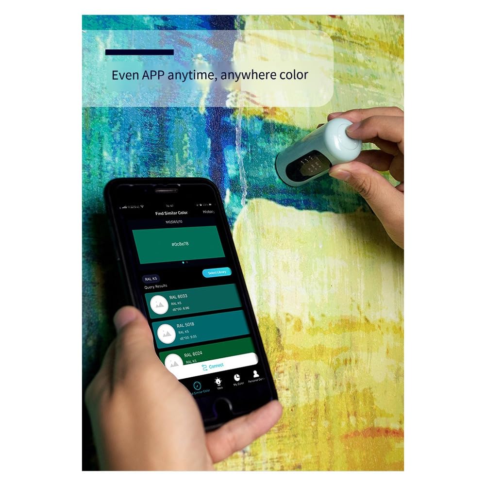 Colorímetro CR30, Comprobador de Revestimiento de Tela y Pintura de Alta Precisión, Colorímetro, Espectrofotómetro, Colorímetro