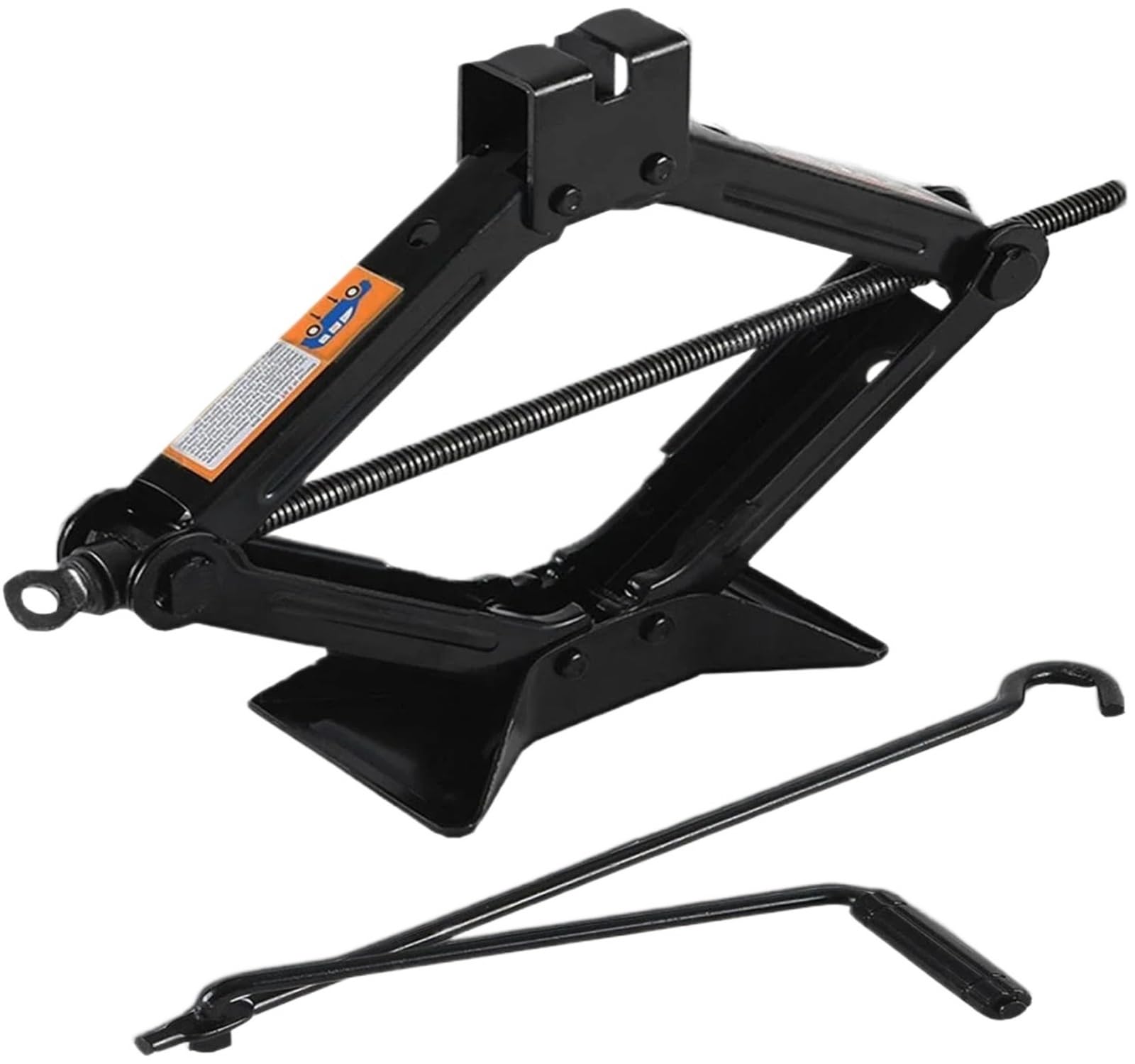 Cric A Forbice Per Auto Cric for auto multi capacità 08T 1T 2T portatile a forbice a manovella for risparmiare manodopera for il sollevamento di veicoli for la riparazione pneumatici(0.8T Car jack)
