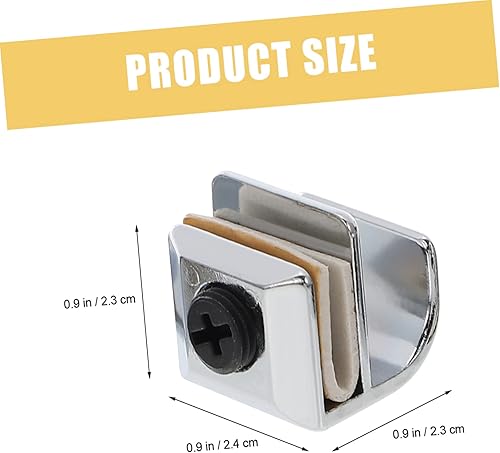 Miniatura 7 de Uonlytech Tirador de gabinete sin marco para puerta de ducha, cajón, aparador, cajón, tirador sin marco, clip de espejo sin marco, tiradores de