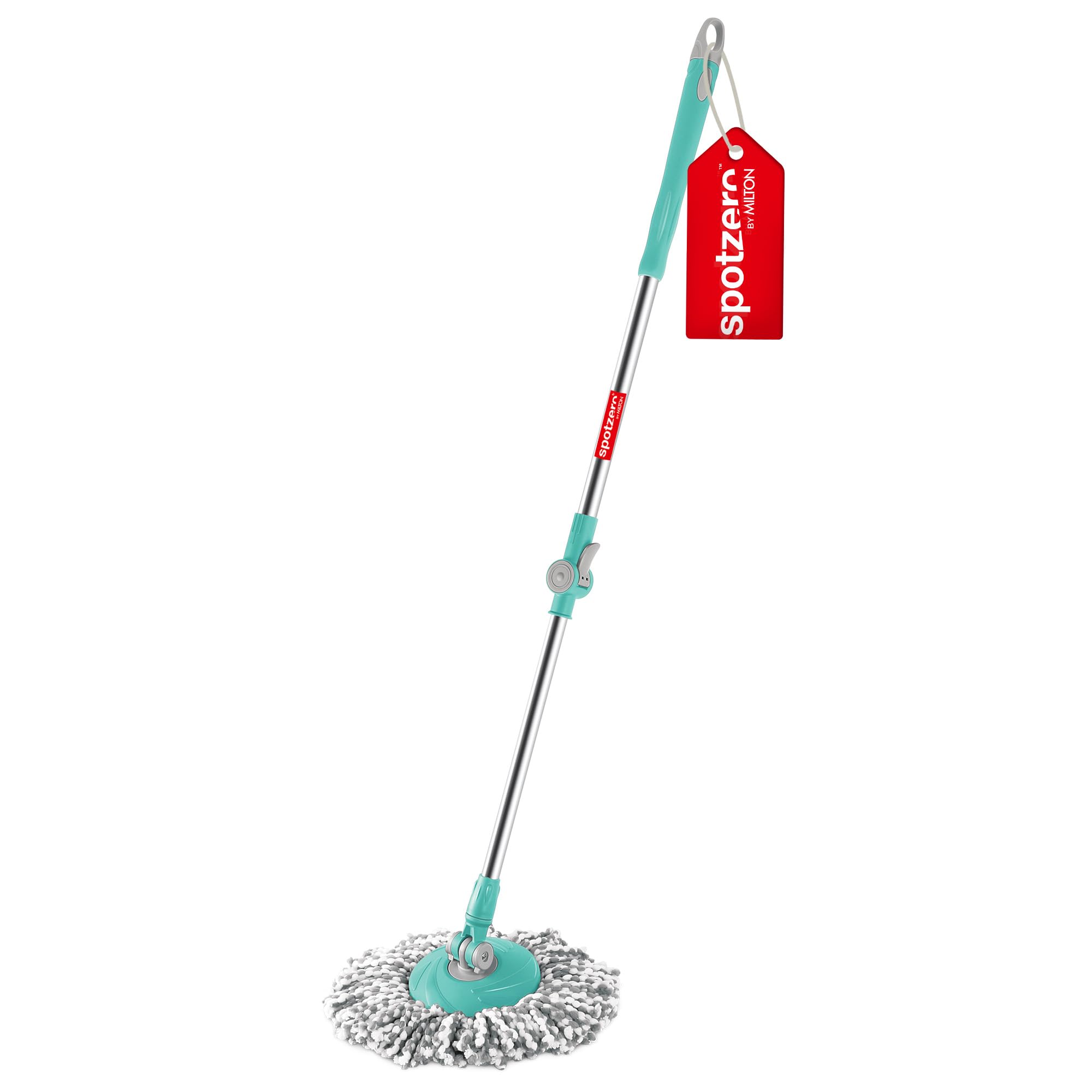Spotzero By Milton Royale & Elegant Spin Mop Spares Set Handle with Microfibers Refill and Head