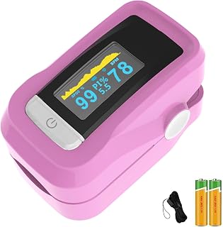 Oxímetro rosa para aviación deportiva modelo SPORT-TYPE PULSE OXÍMETRO Rosa