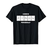 Python Developer Periodic Table Gift I Webdesign T-Shirt