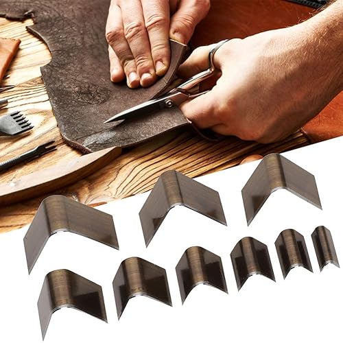 Miniatura 2 de Recortadora de cuero en forma de V, cinturón de esquina, herramienta de corte de perforación, accesorios de artesanía en cuero (A29V)